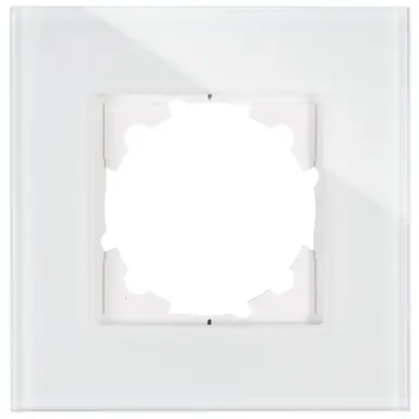 Kopp 405302008 afdekraam 1-voudig HK07 glas wit