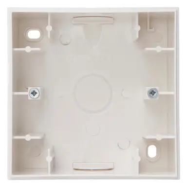 Kopp 374729006 opbouwdoos 1-voudig HK07 Athenis helder wit glans