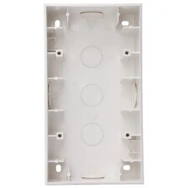 Kopp 374829009 opbouwdoos 2-voudig HK07 Athenis helder wit glans