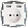 Kopp 296229004 wandcontactdoos randaarde verhoogde aanraakbeveiliging en 2x USB HK07 Athenis wit glans