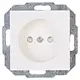 Kopp 948629004 wandcontactdoos zonder randaarde kindveilig HK07 Athenis helder wit glans