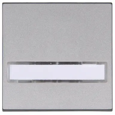 Kopp 492047002 schakelwip met tekstveld HK07 Athenis staal grijs