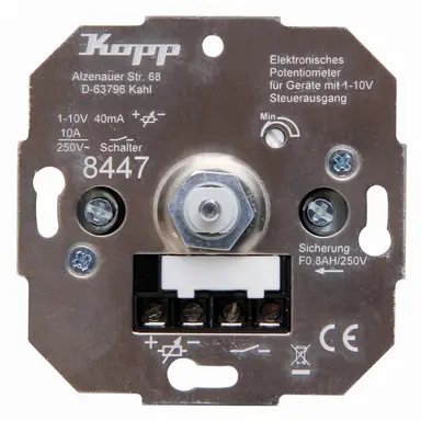 Kopp 844700007 elektronische potentiometer / dimmer ECG 1-10V