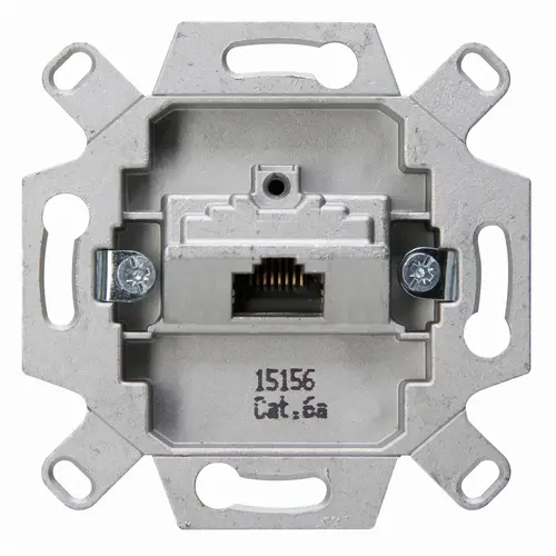 Kopp 114401007 RJ45 data wandcontactdoos 1-voudig inbouw CAT6A