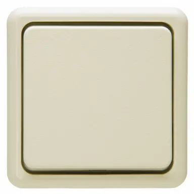 Kopp 514301006 opbouw enkel drukcontact terugverend 1 maakcontact Standard creme