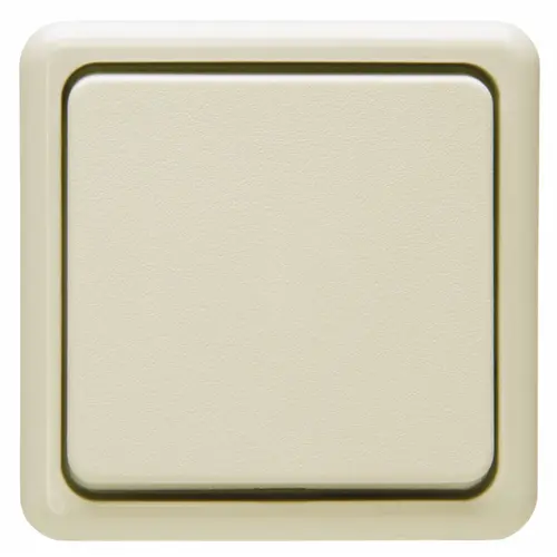 Kopp 514301006 opbouw enkel drukcontact terugverend 1 maakcontact Standard creme