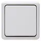 Kopp 514402000 opbouw enkel drukcontact terugverend 1 verbreekcontact Standard arctic wit