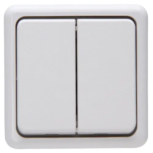 Kopp 513502002 opbouw serieschakelaar Standard arctic wit