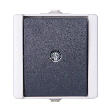 Kopp 540396001 opbouw pulsdrukker wisselcontact met controleverlichting IP44 proAQA grijs
