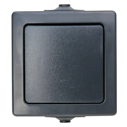 Kopp 565615002 wisselschakelaar IP44 antraciet Nautic