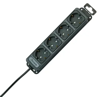 Kopp 127115016 UNOversal snoercentrale 4-voudig RA SH 1,4 meter snoer antraciet