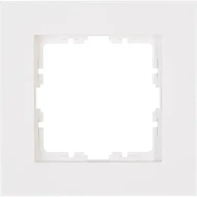 Kopp 406829005 afdekraam 1-voudig HK07 PURE helder wit glans