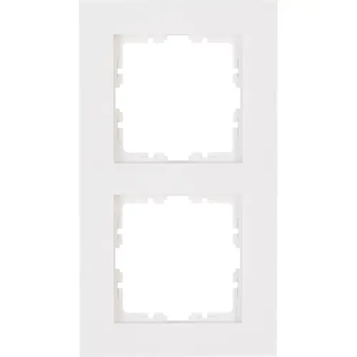 Kopp 406929008 afdekraam 2-voudig HK07 PURE helder wit glans