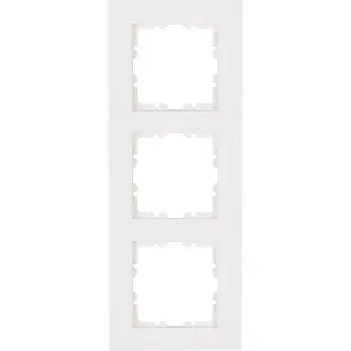 Kopp 407029002 afdekraam 3-voudig HK07 PURE helder wit glans