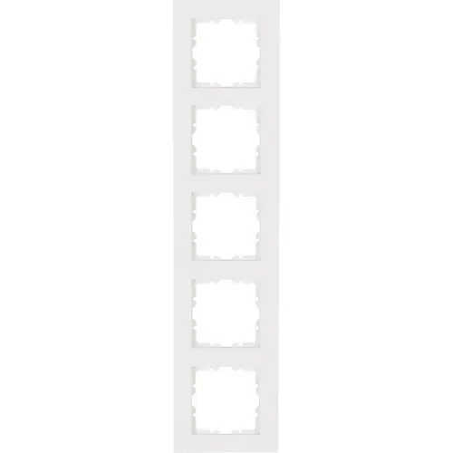 Kopp 407229008 afdekraam 5-voudig HK07 PURE helder wit glans