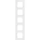 Kopp 407229008 afdekraam 5-voudig HK07 PURE helder wit glans