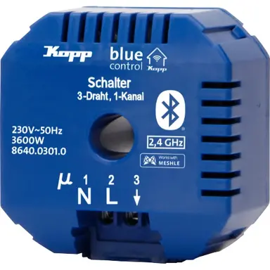 Kopp 864003010 inb schakelaar 3-dr 16a
