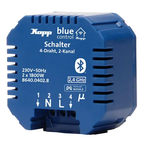 Kopp 864004028 inb schakelaar 4-dr 16a 2 kan