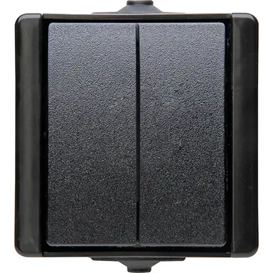 Kopp 540505003 opbouw serieschakelaar IP44 proAQA zwart