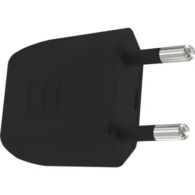 Kopp 177015001 stekker euro kunsts zij zw 1=2