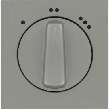 Kopp 375447000 draaiknop driestandenschakelaar HK07 Athenis staal grijs