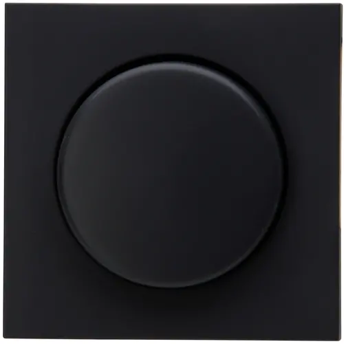 Kopp 490650008 dimmerknop druk-draaidimmer HK07 Athenis zwart mat