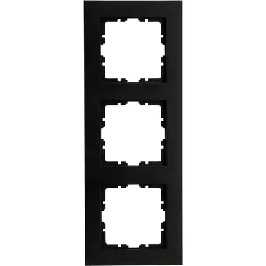 Kopp 407050004 afdekraam 3-voudig HK07 PURE zwart mat