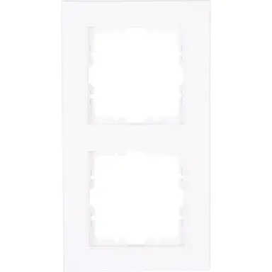 Kopp 402632005 afdekraam 2-voudig HK07 arctic wit mat