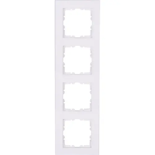 Kopp 402832001 afdekraam 4-voudig HK07 arctic wit mat