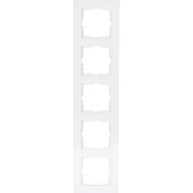 Kopp 402932004 afdekraam 5-voudig HK07 arctic wit mat