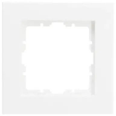 Kopp 406832005 afdekraam 1-voudig HK07 PURE arctic wit mat