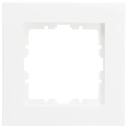 Kopp 406832005 afdekraam 1-voudig HK07 PURE arctic wit mat