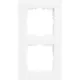 Kopp 406932008 afdekraam 2-voudig HK07 PURE arctic wit mat