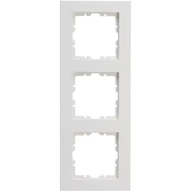 Kopp 407032002 afdekraam 3-voudig HK07 PURE arctic wit mat