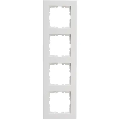 Kopp 407132005 afdekraam 4-voudig HK07 PURE arctic wit mat