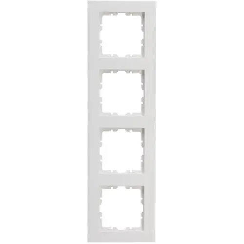 Kopp 407132005 afdekraam 4-voudig HK07 PURE arctic wit mat