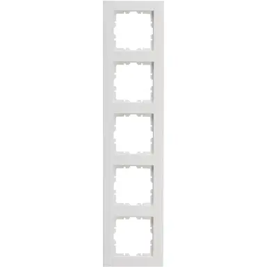 Kopp 407232008 afdekraam 5-voudig HK07 PURE arctic wit mat