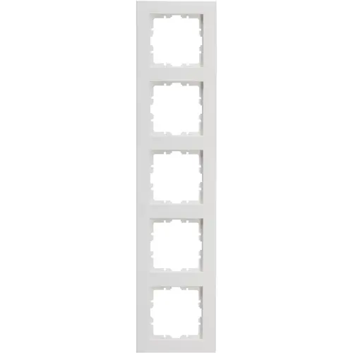 Kopp 407232008 afdekraam 5-voudig HK07 PURE arctic wit mat
