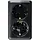 Kopp 102505005 opbouw wandcontactdoos 2-voudig randaarde Standard zwart