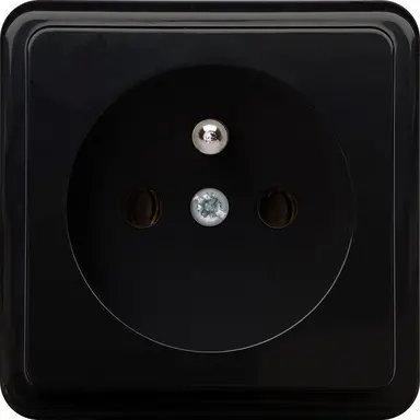Kopp 108105009 opbouw wandcontactdoos penaarde Standard zwart