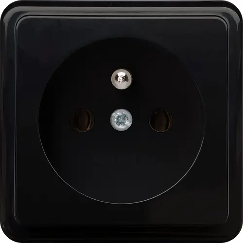 Kopp 108105009 opbouw wandcontactdoos penaarde Standard zwart