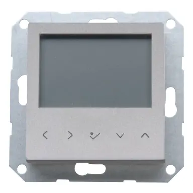 Kopp 298147005 thermostaat met display programmeerbaar HK07 Athenis staal grijs