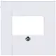 Kopp 373132007 centraalplaat TAE / USB HK07 Athenis arctic wit mat