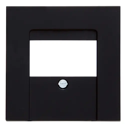 Kopp 373150009 centraalplaat TAE/USB HK07 Athenis zwart mat