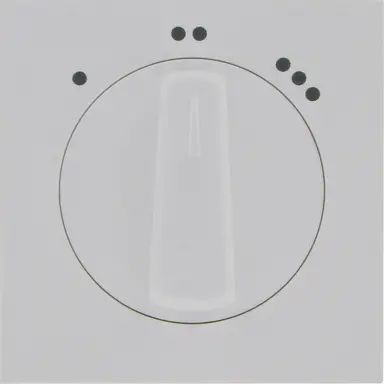 Kopp 375434000 draaiknop driestandenschakelaar HK07 Athenis grijs mat