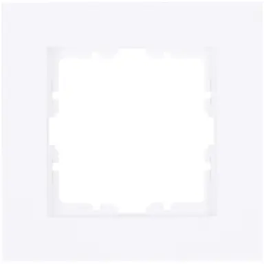 Kopp 406813002 afdekraam 1-voudig HK07 PURE arctic wit glans