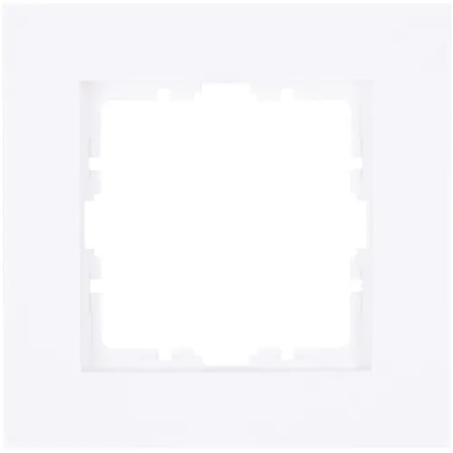 Kopp 406813002 afdekraam 1-voudig HK07 PURE arctic wit glans