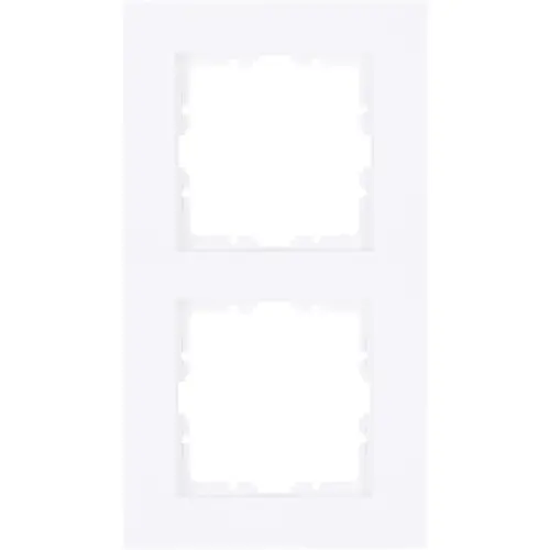 Kopp 406913005 afdekraam 2-voudig HK07 PURE arctic wit glans