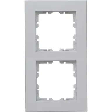 Kopp 406934000 afdekraam 2-voudig HK07 PURE grijs mat