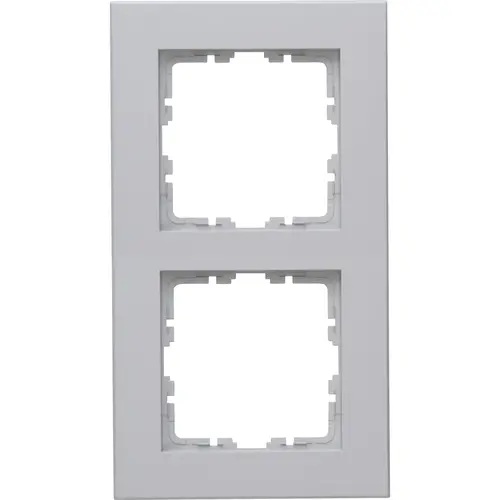 Kopp 406934000 afdekraam 2-voudig HK07 PURE grijs mat
